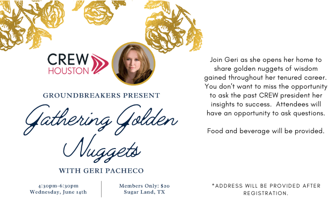 Gathering Golden Nuggets with Geri Pacheco